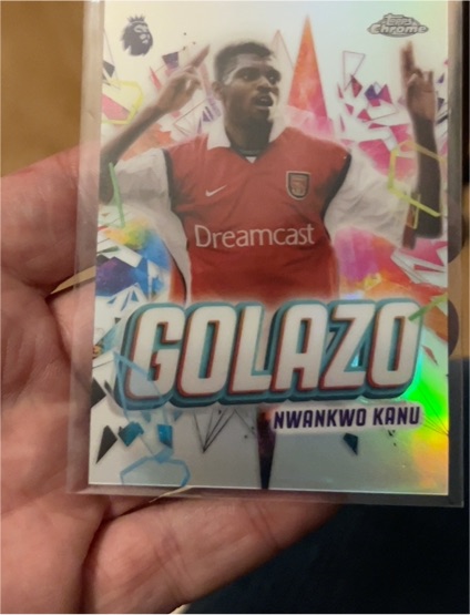 2026 Topps Chrome Premier League #GZ-10 Nwankwo Kanu Golazo — front
