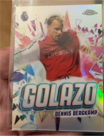2026 Topps Chrome Premier League #GZ-6 Dennis Bergkamp Golazo — front