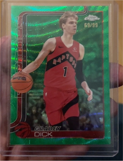 2025-26 Topps Chrome #214 Gradey Dick — front