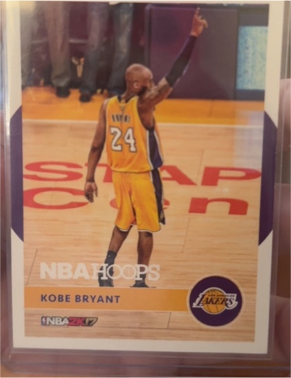 2016-17 Panini NBA Hoops #7 Kobe Bryant — front