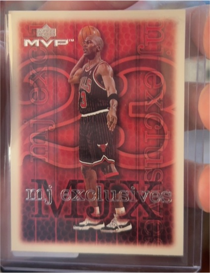 1999-00 Upper Deck MVP MJ Exclusives #186 Michael Jordan — front