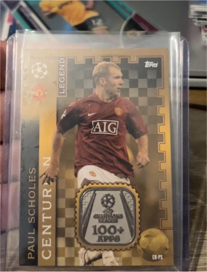 2023 Topps Match Attax UEFA Champions League Centurion Paul Scholes #CR-PS — front