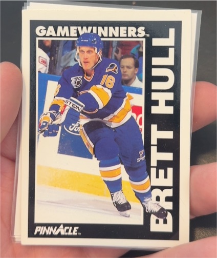 1991-92 Pinnacle #356 Brett Hull — front