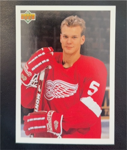 1991-92 Upper Deck #584 Nicklas Lidstrom — front