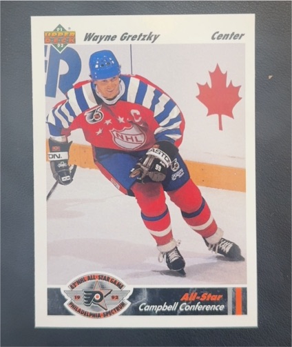 1991-92 Upper Deck #621 Wayne Gretzky All-Star Campbell Conference — front