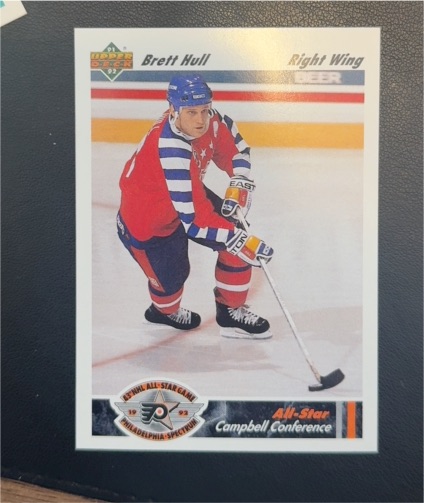 1991-92 Upper Deck #622 Brett Hull All-Star Campbell Conference — front