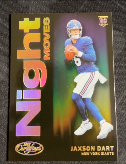 2025 Panini Certified Night Moves SSP #Jaxson Dart — front