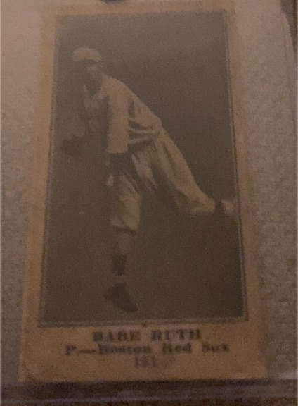 1916 Standard Biscuit Company #151 Babe Ruth — front