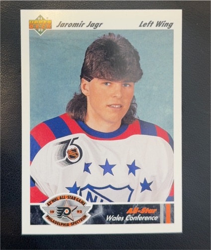 1991-92 Upper Deck #617 Jaromir Jagr All-Star Wales Conference — front