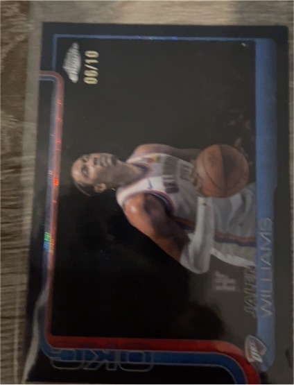 2025-26 Topps Chrome #187 Jalen Williams — front