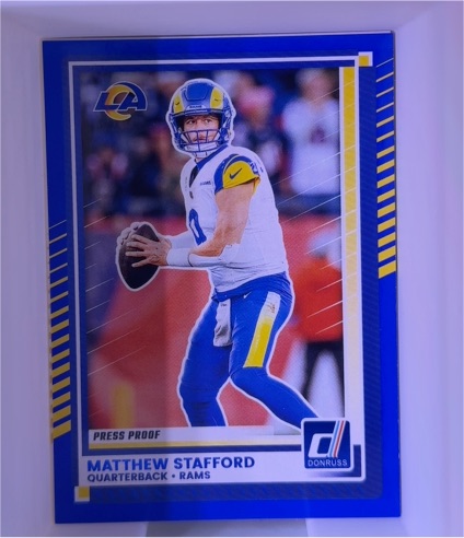 2025 Panini Donruss #296 Matthew Stafford — front