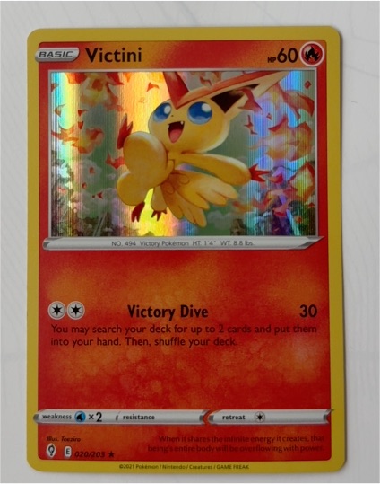 2021 Pokémon Evolving Skies #020 Victini — front