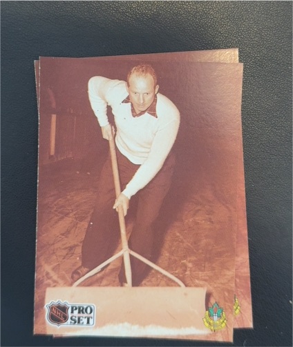 1991-92 Pro Set #339 Hap Day Before the Zamboni — front