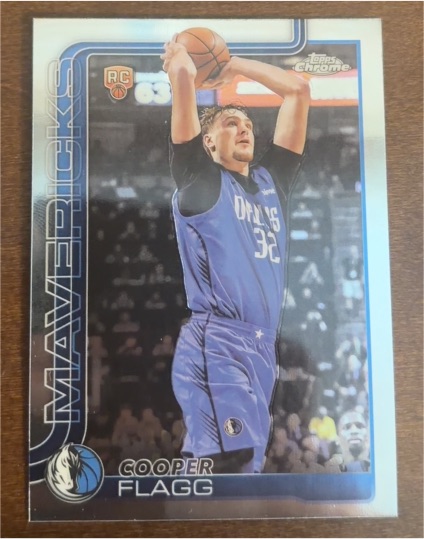 2025 Topps Chrome #251 Cooper Flagg — front