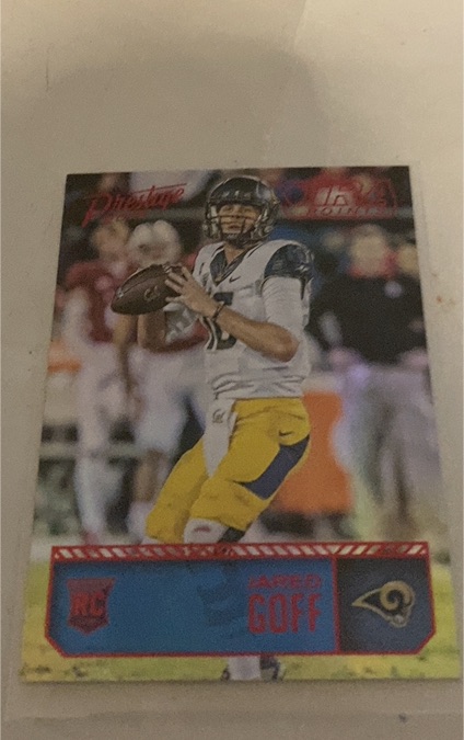 2016 Panini Prestige #201 Jared Goff Rookie Card — front