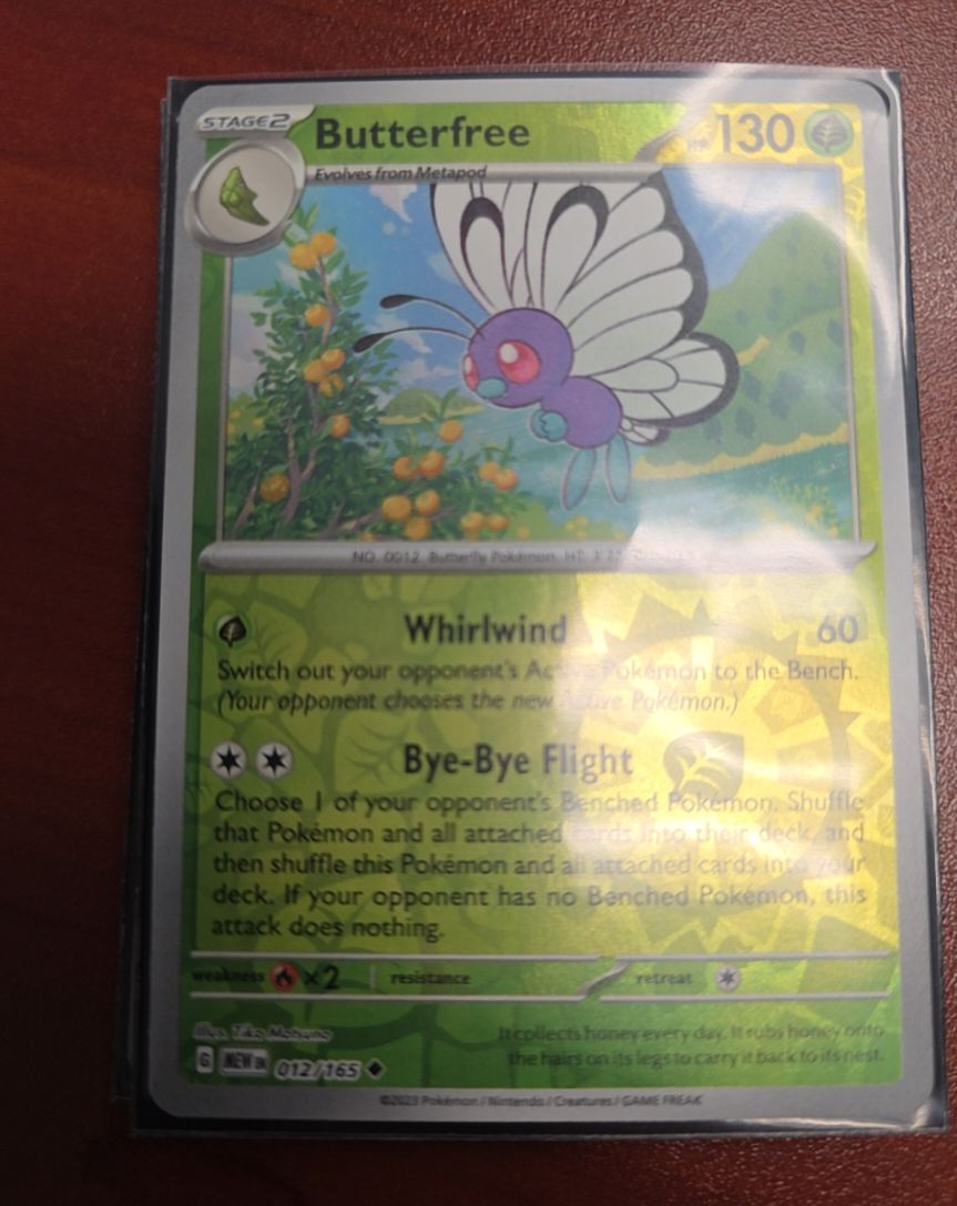 2023 Pokemon Scarlet & Violet 151 #012 Butterfree — front