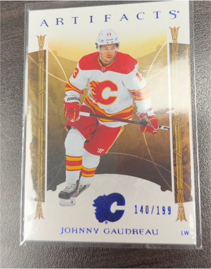 2022-23 Upper Deck Artifacts Ruby #115 Johnny Gaudreau — front