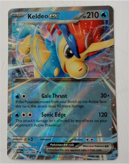 2011 Pokémon Black & White #030 Keldeo ex — front