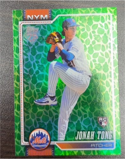 2026 Topps Series 1 #4 Jonah Tong — front