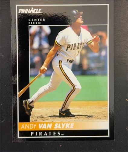 1992 Pinnacle #9 Andy Van Slyke — front