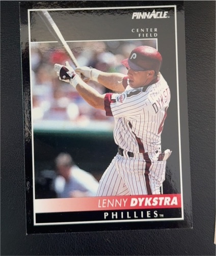 1992 Pinnacle #12 Lenny Dykstra — front