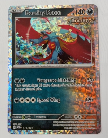 2024 Pokémon McDonald's Promo #011 Roaring Moon — front