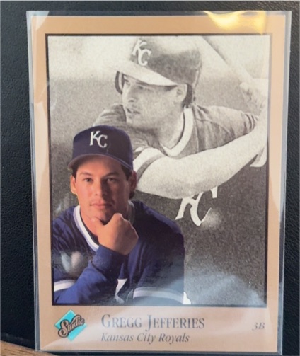 1992 Leaf Studio #184 Gregg Jefferies Kansas City Royals — front