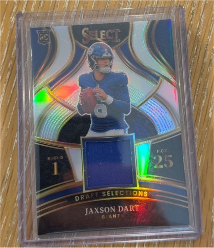 2025 Panini Select #DSM-JDT Jaxson Dart — front