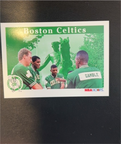 1992-93 NBA Hoops #267 Boston Celtics — front