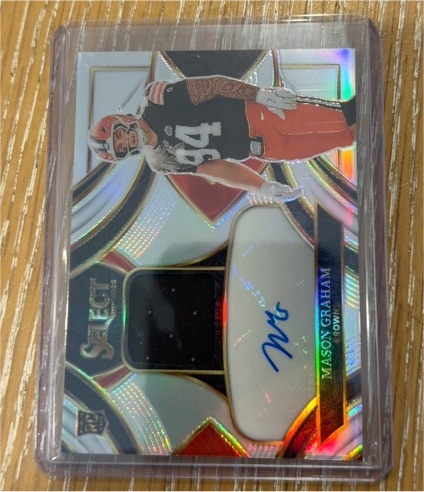 2025 Panini Select #RSW-MGM Mason Graham Rookie Patch Auto — front