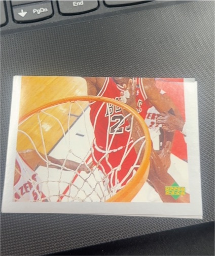 1998 Upper Deck MJ Sticker Collection #102 Michael Jordan — front