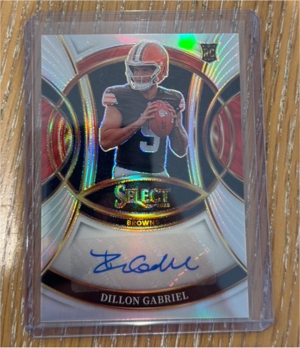2025 Panini Select #RSI-DGL Dillon Gabriel Rookie Signatures — front