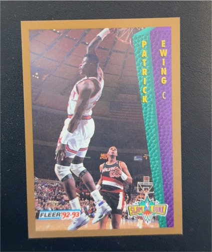 1992-93 Fleer #291 Patrick Ewing — front