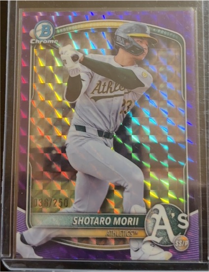 2025 Bowman Chrome #BDC-174 Shotaro Morii — front