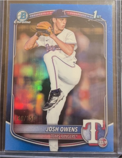 2025 Bowman Draft #BDC-119 Josh Owens — front