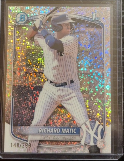 2025 Bowman Chrome #BCP-71 Richard Matic — front