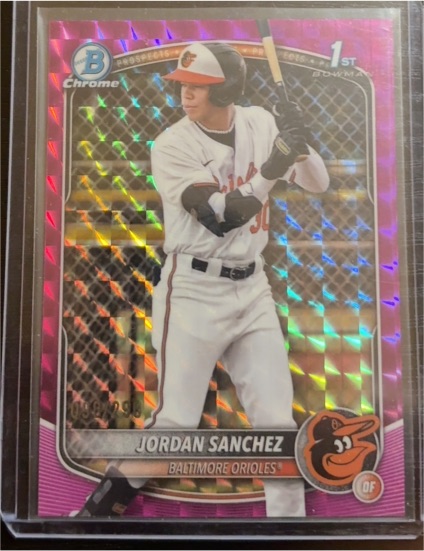 2025 Bowman Chrome #BCP-208 Jordan Sanchez — front