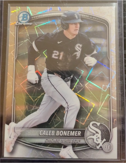 2025 Bowman Chrome Draft #BDC-184 Caleb Bonemer — front