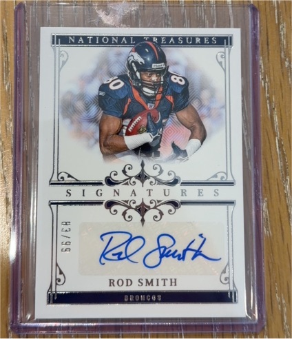 2022 Panini National Treasures #SIG-RSM Rod Smith — front