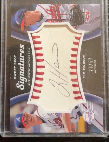 2004 Upper Deck Sweet Spot Signatures #SS-TH Tim Hudson — front