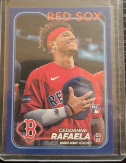 2024 Topps Update #US110 Ceddanne Rafaela Boston Red Sox Rookie Debut — front