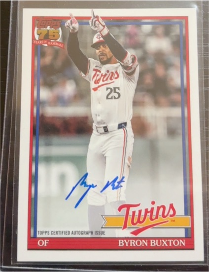 2026 Topps Series 1 #91A-BBU Byron Buxton — front