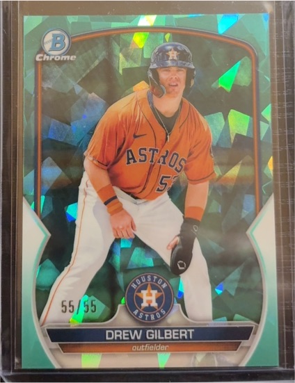 2023 Bowman Chrome #BCP-16 Drew Gilbert — front