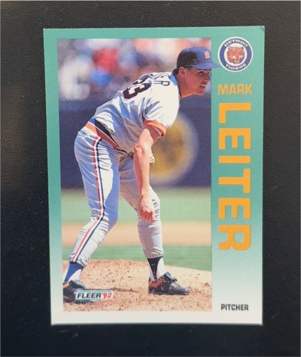 1992 Fleer #140 Mark Leiter — front