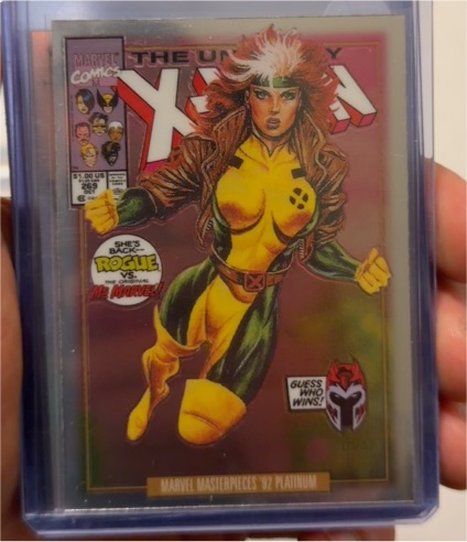Marvel Masterpieces '92 Platinum #269 Rogue — front