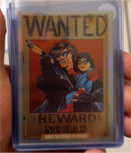 2024 SkyBox Marvel Masterpieces '92 Platinum #70 Nomad — front