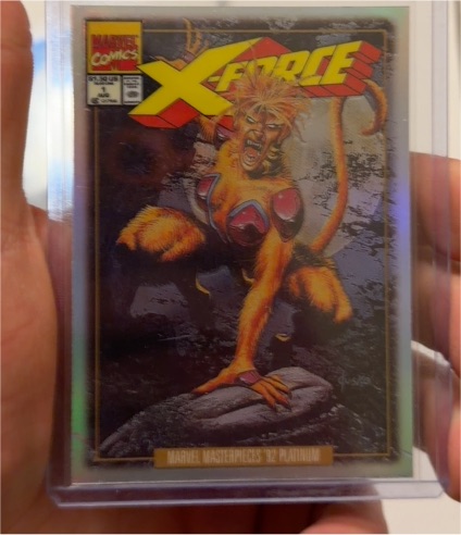 2024 Marvel Masterpieces '92 Platinum #55-V Feral — front