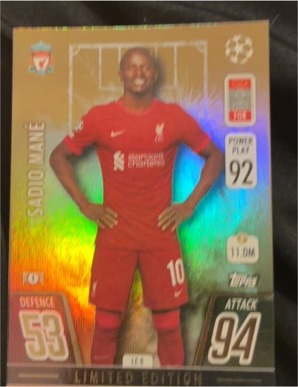 2021-22 Topps Match Attax UEFA Champions League #LE8 Sadio Mane — front