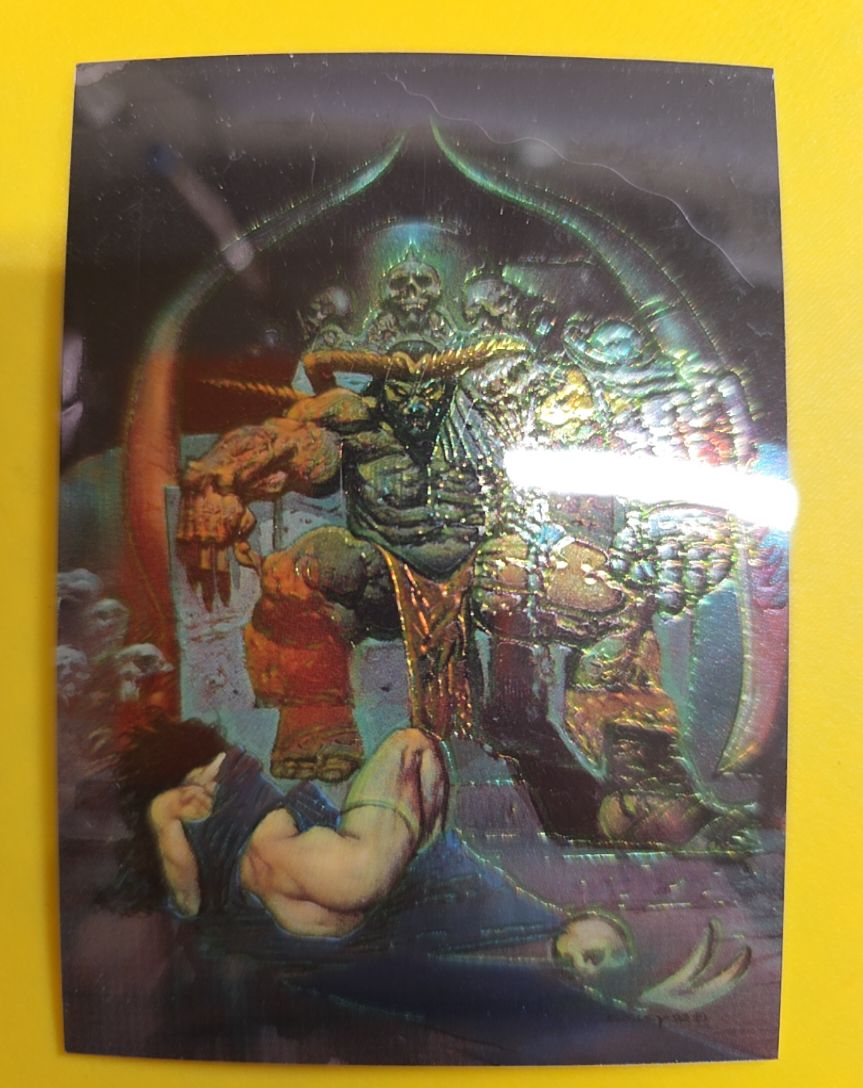 1993 Comic Images Melting Pot All-Chromium Promo Card Simon Bisley — front