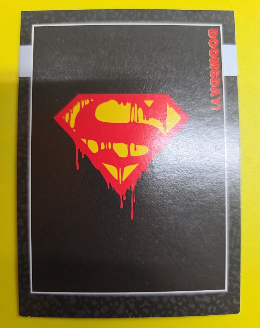 1992 SkyBox DC Comics Superman Doomsday Promo Card #000 — front